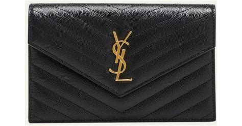 YSL Envelope Flap Wallet on Chain Collection 